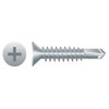 #6-20 x 1" 410 Stainless Steel Phillips Flat Head Passivated & Waxed Self-Drilling Screws, #2 (8000/Bulk Pkg)