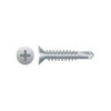 #8-18 x 1-1/2" 410 Stainless Steel Phillips Flat Head Passivated & Waxed Self-Drilling Screws, #2 (4000/Bulk Pkg)