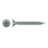 #6 x 1-1/4" Phillips Bugle Head, Coarse Thread, W.A.R. Coated Screws (8000/Bulk Pkg)