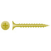 Strongpoint #6 x 1-1/8" Phillips Bugle Head Screws, Coarse Thread, Zinc Yellow Screws (10000/Bulk Pkg)