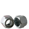 1 5/8"-5 1/2 NU (Heavy) Nylon Insert Locknuts, Coarse, Low Carbon Steel, Zinc Cr+3 (22/Bulk Pkg.)