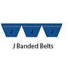 Dura-Prime Pro Serpentine Poly Banded Style J V-Belt, 20in PL, 4 Rib (1/Pkg.)