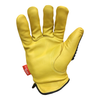 Ironclad 360º Cut Leather Impact Gloves, Large, Yellow/Black #ILD-IMPC5-04-L (1 Pair)