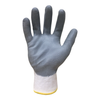 Ironclad Knit Cut 5 Gloves, Nitrile Palm, White/Gray, Large #IKC5-BAS-04-L (12/Pkg.)