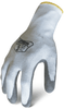 Ironclad Knit Cut 3 Gloves, Polyurethane Coated Palm, Large, White/Gray #IKC3-04-L (12 Pair)