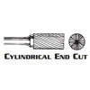 CYLINDRICAL END CUT CARBIDE BURR SB-2 DOUBLE CUT 5/16 x 3/4 x 1/4 (1/Pc.)