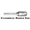 CYLINDRICAL RADIUS END CARBIDE BURR SC-5 ALUMINUM CUT 1/2 x 1 x 1/4 (1/Pc.)