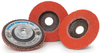 4-1/2 x 5/8-11 80-Grit Type 27 Ceramic Flap Discs (10/Pkg.)