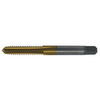 9/16"-18 HSS Straight Flute PLUG Tap Type 24-AGN Titanium Nitride 4F H2 (Qty. 1), Norseman Drill #44532