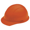 ERB Safety Cap Style: Orange, 4-Point Nylon Suspension With Slide-Lock Adjustment Safety Helmet Safety Hat (12/Pkg.)