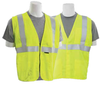 Medium S150 Lime ANSI Class 2 Vest Flame Resistant Modacrylic Hi-Viz Lime - Hook & Loop