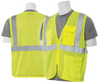 X-Large S169 Lime ANSI Class 2 Vest Mesh Hi-Viz Lime - Zipper