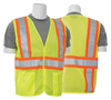 2X-Large S382 Lime ANSI Class 2 DOT Vest Mesh Hi-Viz Lime - Hook & Loop