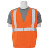 3X-Large S388 Orange ANSI Class 2 Vest Woven Oxford Hi-Viz Orange - Hook & Loop