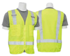 2X-Large S414 Lime ANSI Class 2 Vest Surveyors Woven Oxford Hi-Viz Lime - Zipper