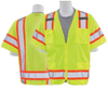 Large S680 Lime ANSI Class 3 Vest Mesh Hi-Viz Lime - Zipper