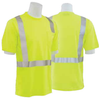 9006ST Lime 5X-Large ANSI Class 2 T-Shirt w/Reflective Tape Birdseye Knit Mesh Hi-Viz Orange