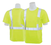 ERB 9601S Lime X-Large ANSI Class 2 T-Shirt Short Sleeve w/Reflective Tape Hi-Viz Lime #WEL14113HLXL