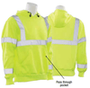 Delta Plus 5X-Large W376 Lime ANSI Class 3 Hooded Sweatshirt 7oz Polyester Fleece Hi-Viz Lime - Pull Over #WEL61546HL5X