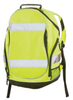 Hi-Viz Lime Backpack w/Black Trim BP1