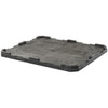 Buckhorn? Structural Foam Lid (For 48" x 40" Agricultural Boxes w/ 5 Runners) 48"L x 40"W x 2"H, Black