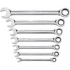 GearWrench? 7-Piece, 12-Point Ratcheting Combination Wrench Set, SAE