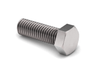 M8-1.25 x 16 ISO 10.9 Hex Head Cap Screw DIN 933 Zinc Clear Trivalent (750/Pkg)