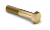 M8-1.25 x 25 ISO 8.8 Metric Hex  Head Cap Screw (ISO) Zinc Yellow (750/Pkg)