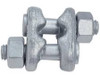 7/16"-1/2" Forged Fist Grip Clip, Hot Dipped Galvanized (100/Pkg)