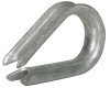 1-1/8"-1-1/4" Wire Rope Thimble, Hot Dipped Galvanized (25/Pkg)