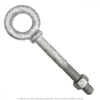 7/8" x 5" Shoulder Pattern Nut Eye Bolt, Hot Dipped Galvanized (50/Pkg.)