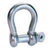 7/16" x 1/2" Screw Pin Anchor Shackles, Plain (180/Pkg)