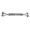 1/2" x 6" Turnbuckles - 304 Stainless Steel - Jaw/Jaw (25/Pkg)