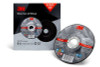 3M Silver Depressed Center Grinding Wheel, 36 Grit, 44538, T27, 4.5 in x 1/4 in x 7/8 in (Qty. 10)