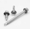 Elco #12-24 x 1-1/2 Drilit Self-Drilling Screws w/ Bonded Sealing Washers, 5/16" Hex Head, #5 Drilltite Point, Carbon Steel, Stalgard Coating (2,000/Bulk Pkg.)