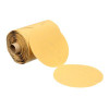 3M Stikit Gold Film Disc Roll 255L, P100 Grit, 5 in x NH, D/F 5HL, Die 500FH, 125/Discs Roll 4 Rolls