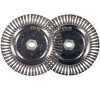 Pferd 6 7/8" X 5/8"-11 Twin Nut Stringer-Bead Knot Wheel Brushes, .020 Steel  56 KT #88032 (1 EA)