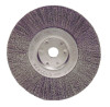 Weiler Narrow Face Crimped Wire Wheel, 6 in D x 3/4 in W, .006 in Steel Wire, 6,000 rpm, 1 EA, #1035