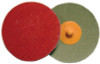 Weiler Plastic Button Style Blending Discs, Ceramic, 2 in Dia., 36 Grit, 50 PK, #60170