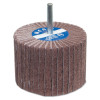 Merit Abrasives Interleaf Flap Wheels with Mounted Steel Shanks, 3 in x 2 in, 180 Grit, 1 EA, #8834144461