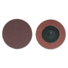 Merit Abrasives ALO Plus PowerLock Cloth Discs-Type III, Aluminum Oxide, 1 in Dia., 60 Grit, 1 EA, #8834164478