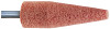 Pferd Series A Shank Vitrified Mounted Point Abrasive Bits, A38, 1", 60, O #31244 (10/Pkg.)