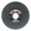 B-Line Straight Resinoid Wheel, 6 in dia, 1 in Thick, 1 in Arbor, Course Grit, T1, 1 EA, #90927