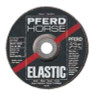 Pferd SG Depressed Center Wheel, 4 1/2 in Dia, 1/4 Thick, 5/8 Arbor, 30 Grit Zirconia, 10 BOX, #61603