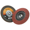 3M Cubitron II Flap Disc 967A, 7 in, 80 Grit, 5/8-11 Arbor, 8,600 rpm, Type 29, 5 CA, #7010363299