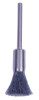 Weiler Miniature Stem-Mounted End Brushes, Stainless Steel, 0.005 in, 37,000 rpm, 1 EA, #26108