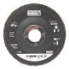 Anchor Products Abrasive High Density Flap Discs, 4 1/2 in Dia, 80 Grit, 7/8 in Arbor, Type 27, 1 EA, #97886