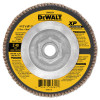 DeWalt XP? Ext Perf Flap Disc, 4-1/2 in, 40 Grit, 5/8 in-11 Arbor, 13,300 RPM, T27, 5 PK, #DW8254