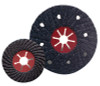 CGW Abrasives Semi-Flex Sanding Discs, Silicon Carbide, 7 in Dia., 60 Grit, 25 BOX, #35845