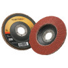 3M Cubitron II Flap Disc 967A, 4 1/2", 40 Grit, 7/8" Arbor, 13,300 rpm, Type 29, 10 DC/CA, #7000148187